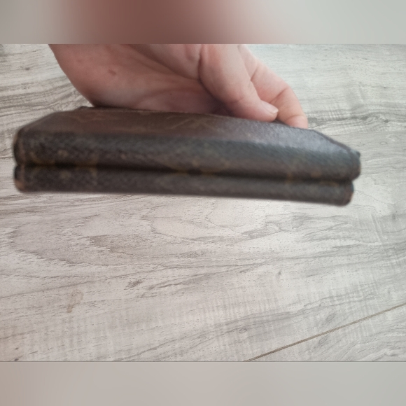 Louis Vuitton W Hook Wallet Monogram Beige Monogram Canvas Authentic - Picture 7 of 14